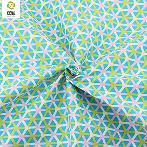 Reixus (TM) Cotton Fabric Telas Patchwork Fabirc Tilda Cotton Fabric Tissa Meter Cloth Sewn Tilda Doll Blue Flower 160 * 50 cm