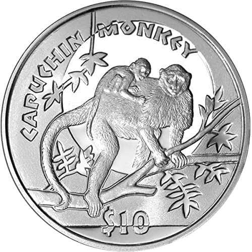 Pobjoy Mint - Sierra Leone - Endangered Primates: Capuchin Monkey - Cupro Nickel Commemorative Coin - 2009