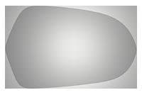 Burco 5508 Convex Passenger Side Power Replacement Mirror Glass for 2013-2017 AUDI A6, 2013-2017 AUDI A6 QUATTRO, 2013-2014 AUDI S6