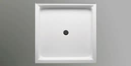 Americh A3838ST-WH Single Threshold 38" x 38" Shower Base, White