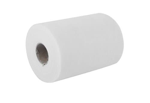 Yuhemii 6" x 100 Yards Tulle Roll Soft Tulle Roll Spool Tutu Skirt Sewing Crafting Wedding Party Gift (White)
