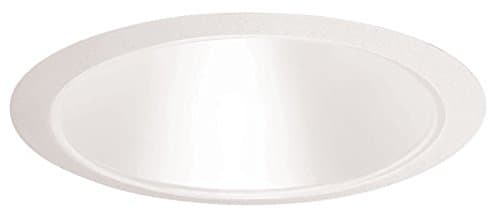 Juno Lighting 27W-WH 6-Inch Tapered Downlight Cone, White Trim with Gloss White