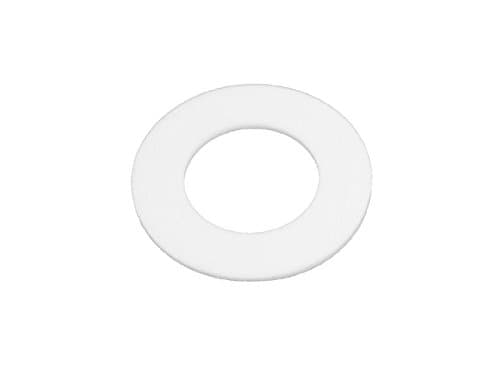SHORT Ten Pcs Flat PTFE Gasket Washer (White)