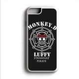 VC76 - Varisca - Monkey D Luffy Strawhat Pirate One Piece Anime iPhone 6 Plus Case Hardplastic Frame White Fit For iPhone 6 Plus