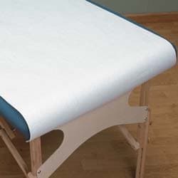 Graham Professional 43659 Spa Essentials Table Paper, Crepe, White , Case, 12, Rolls, White, 21" x 125 ft, Crepe