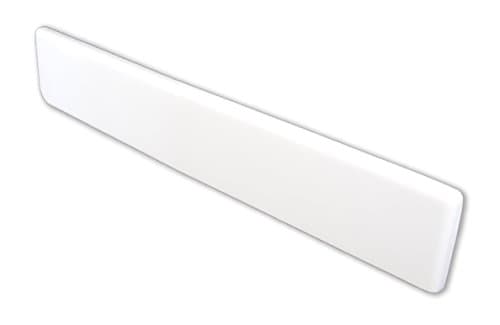 Imperial VR101SPW Right Hand Side Splash for Bathroom Vanity Top, Solid White Gloss Finish, 19-Inch