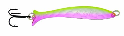 Mooselook 3-1/8-Inch Medium Wobbler, 1/4-Ounce, Watermelon/Silver Back Finish