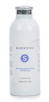 NeedCrystals Microdermabrasion Crystals 8 oz. / 227 gr. DIY Face Scrub with Salicylic Acid. Natural Facial Exfoliator Improves Acne Scars, Blackheads, Pore Size, Blemishes & Skin Texture