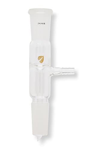 Goldleaf Scientific GLA024TO Vertical Vacuum Take Off Adapter with 24/40 Standard Taper Joints &amp; 10mm Hose Barb