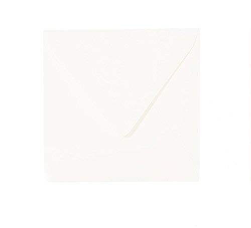 25 Square Envelopes 110 x 110 mm, 120g/m² - Ivory Cream-White