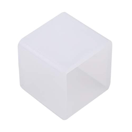 SUNSKYOO Silicone Resin Cube Mould DIY White Crystal Clear Epoxy Craft Jewelry,Square Body Inner Diameter 25mm