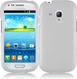 Generic Hard Cover Case for Samsung Galaxy S3 Mini - Retail Packaging - White