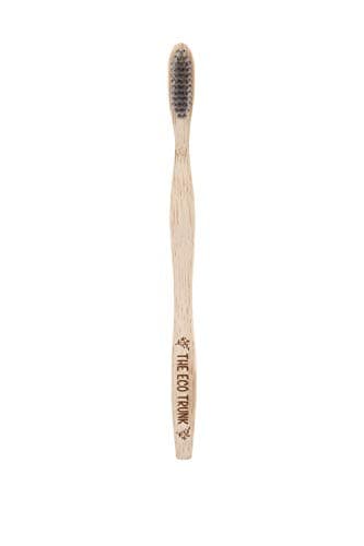 The Eco Trunk Biodegradable Bamboo Toothbrush - Soft/Medium Charcoal bristles