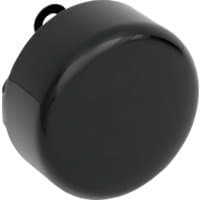 Black Round Horn Cover Replacement for Harley-Davidson Cowbell