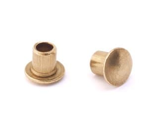3/32" Dia. 3/32" Long Brass Rivet