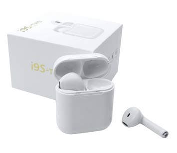 Gultech I9 TWS Bluetooth Version 5.0 Wireless Earphones with Portable Charging Case, Portable Bluetooth Earphones White