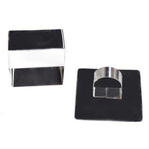 Food Mould - Square - 3-1/8" - w/Pusher
