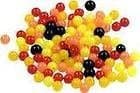PACK OF 100 X 8mm PLASTIC COLOURED RIG BEADS by Blazey