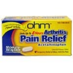 Ohm Arthritis Pain Relief Caplets Lasts Up To 8 Hours - 50 ea by OHM Laboratories