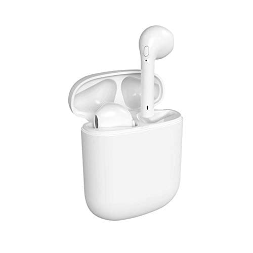 I8X Wireless Earbuds,Bluetooth Wireless Earphone with Charging Case Dual Bluetooth Headphones Noise Reduction Sports Stereo Headphones with Microphone Compatible with Smartphones … (white)