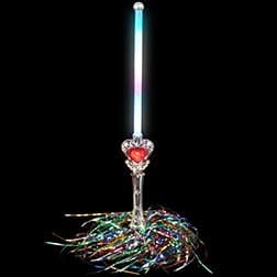 Light-Up Heart Wand 15-1/2 Inch