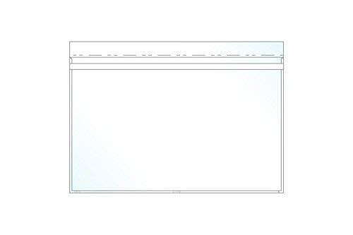 EnvyPak 11.5" x 18 Tabloid Envelope Crystal Clear, Re-SealableTape (11 X 17″ Insert Size) - Pack of 25