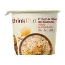 Think Thin Honey Peanut Butter Oatmeal, 1.76 Ounce -- 12 per case.