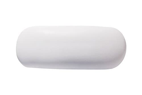 Nail Art Store Soft PU leather Hand pillow Rectangle Pad Salon Hand Holder Column Cushion Pillow Arm Rest Manicure Tool (White)