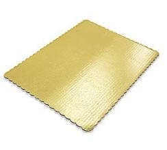 Cakesupplyshop Packaged Extra Strong Elegant Gold Full Sheet Cake Rectangle Cake Board Pad
