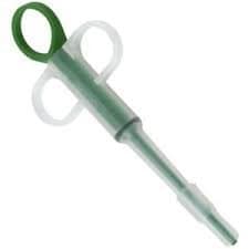 Petez Pet Pill Syringe, With Soft Rubber Tip. The Simple and Easy Way to Administering Tabs or Pills to Pets!!