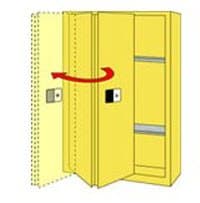 1166901 Cabinet Storage FOR O2 Cylinder Self-Latch Ea Securall -MG304FL