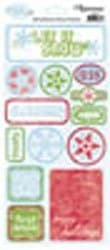 Snow Globe Let It Snow Die Cut Sticker Sheet // Reminisce