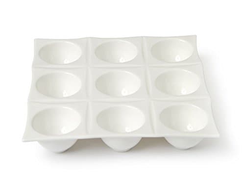 Carmona Eggshell Display Porcelain Candy Dish Porcelain &amp; White New Bone China