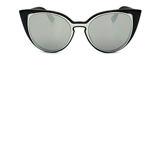 'Iris' Designer Premium Cat Eye Mirrored Sunglasses by Freyrs