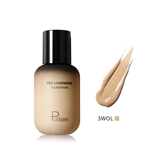 GARYOB Liquid Foundation for all Skin, Full Coverage Foundation Oil Control Brighten long-lasting Shade 40ml