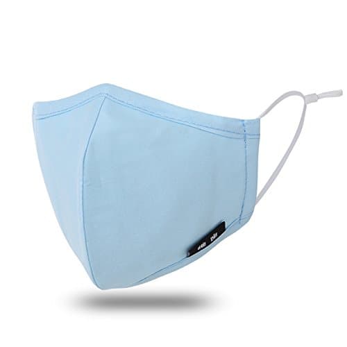 JayJay Pollution Dust Mouth Mask PM2.5 Carbon Filter Washable Cotton Respirator With Replaceable filters