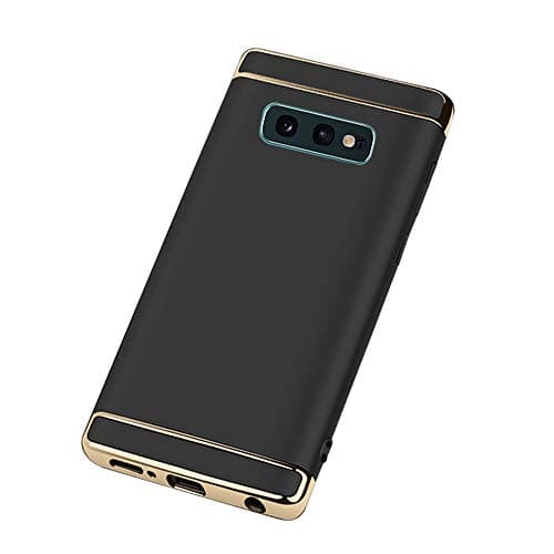 Sam S10e Case Compatible with Samsung Galaxy S10 e Phone Cases Matte Luxury Samsjng Glaxay S 10e Cover Gaxaly 10s e Galaxys10e Protective Skin Ultra Thin Slim Gs10e Bumper 5.8 inch (Black)