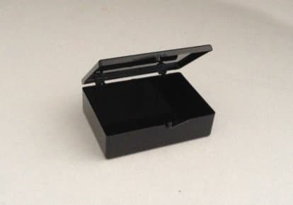 Stellar Scientific Western Blot boxes, Polystyrene 3 1/2 x 2 9/16 x 1in. 8.9 x 6.5 x 2.5cm 5/PK (Black)