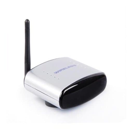 LaYeTi Wireless Audio Video Transmitter and Receiver for DVD DVR CCD camera IPTV Satellite STB Digital STB and other AV Output Devices 2.4GHz 4 channel with IR remote 150m