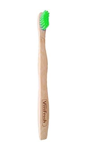 Kids Bamboo toothbrush Green