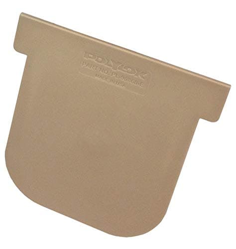 Universal Drainage Systems PL-90860-CET Polylok Lightweight HDPE Closed Outlet End Cap, Tan