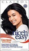 Clairol Nice 'N Easy Permanent Color, Natural Blue Black 124