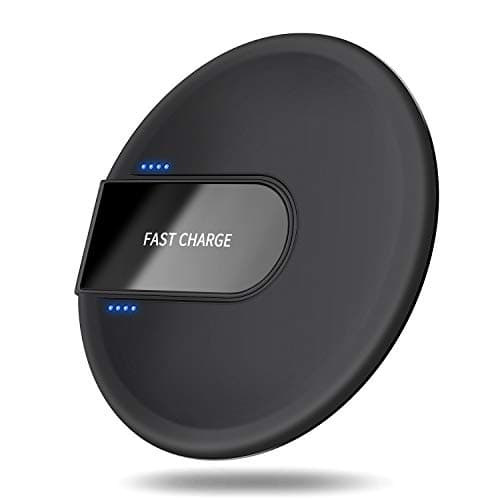 Hoidokly Wireless Charger Qi Wireless Charging Pad Compatible with iPhone XS/XS MAX/XR/X/8 /8Plus, Samsung Galaxy S9 /S8 /S7/S6/S6 Edge/Note 8/ Note 9