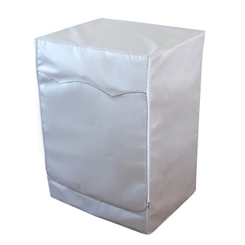 Egbinmd washing machine cover for front load washer/dryer waterproof protector with zipper silver dustproof C type XL
