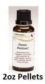 Newton Labs Homeopathics Remedy Panic Button 2oz Pellets