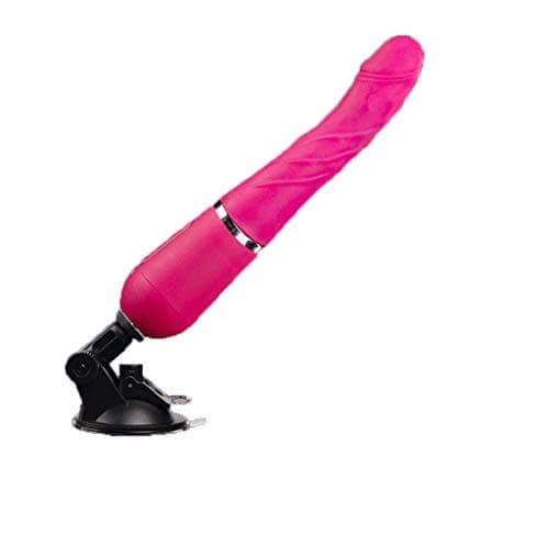 Intelligent Heating Telescopic Vibrating bar, Powerful Hands-Free Suction Cup 10 Frequency Female Thrust Machine