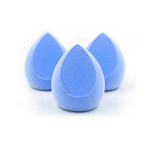 3Pcs Makeup Sponge Set Microfiber Velvet Sponge Cosmetic Tool Latex-free Makeup Blender for Foundations, Powders And CreamsBlue