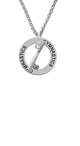 Bat and Ball - Gymnastics Affirmation Ring Necklace