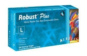 63888 - Large - Supermax Aurelia Robust Plus Extended Cuff Nitrile Gloves - Box of 100