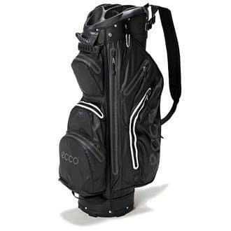 Ecco 2016 Cart Trolley Golf Bag Watertight - 14 Way Divider - 9 Pockets - Black by Waterproof Cart Bag